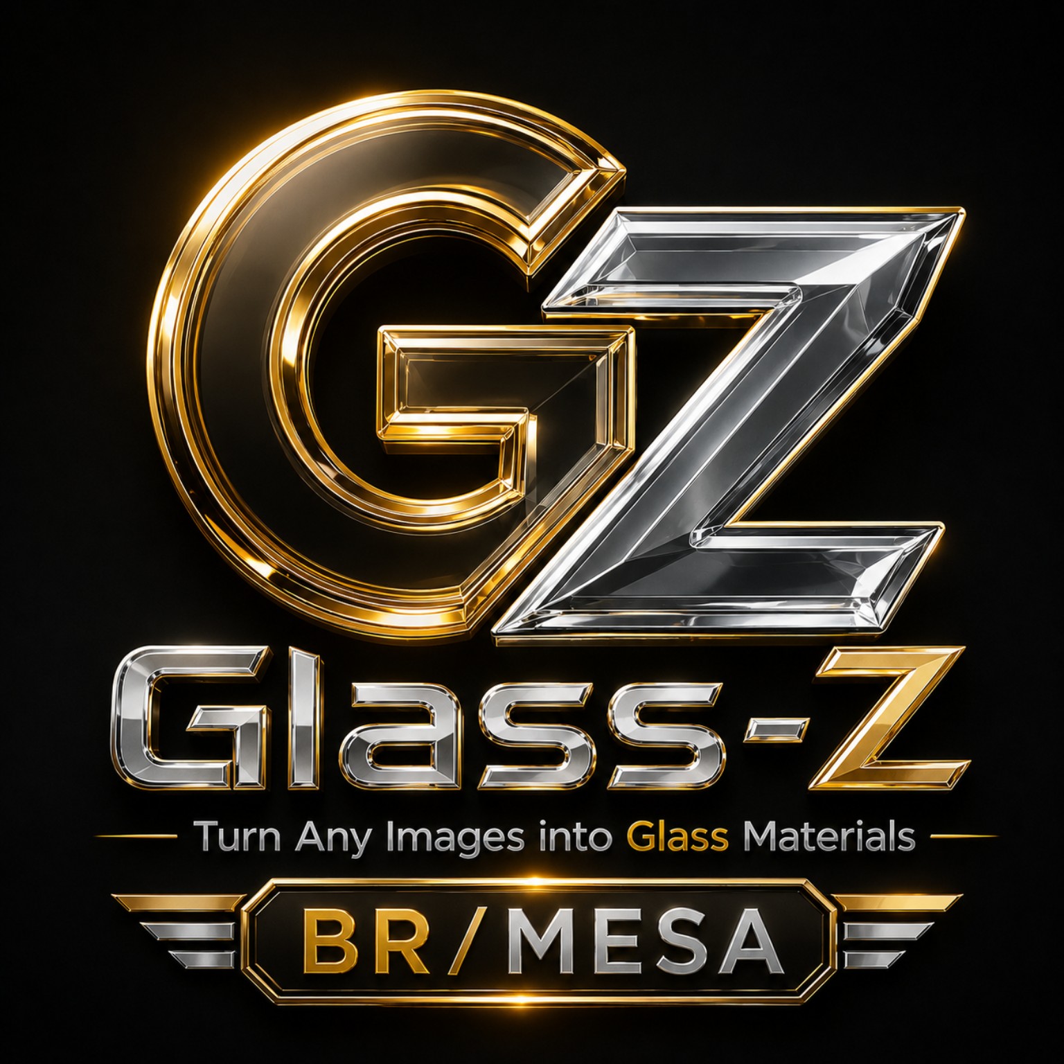 Glass-Z — Turn Any Images into Glass Materials — BR / MESA